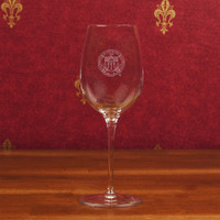 USC Seal 12oz Titanium Wine Glass